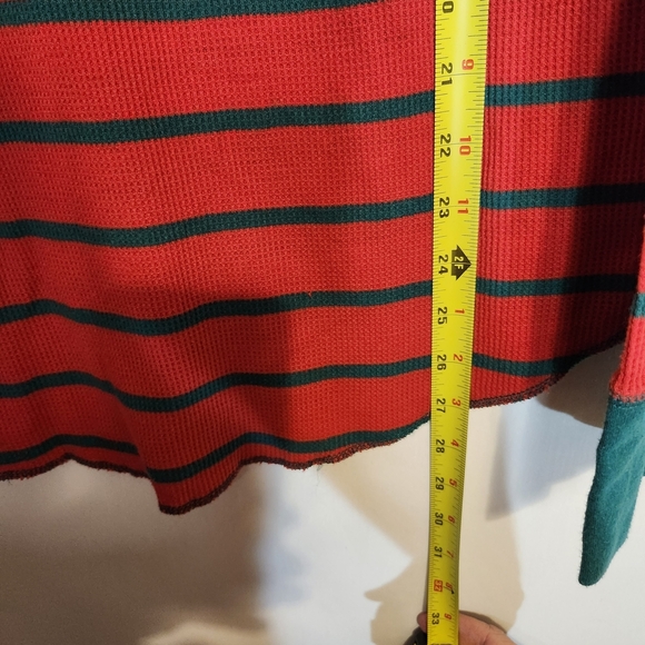 Old Navy Striped Red and Green Womens Pajamas XXL Cozy - Picture 8 of 11